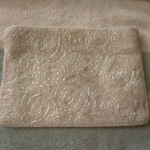 Carla Marchi Beaded Clutch with Swirl Pattern